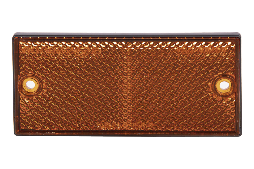 Cofan – Catadióptrico Rectangular Homologado con Agujeros | Disponible en Rojo, Ámbar y Blanco | Medidas 106 x 50 mm