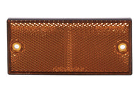Cofan – Catadióptrico Rectangular Homologado con Agujeros | Disponible en Rojo, Ámbar y Blanco | Medidas 106 x 50 mm