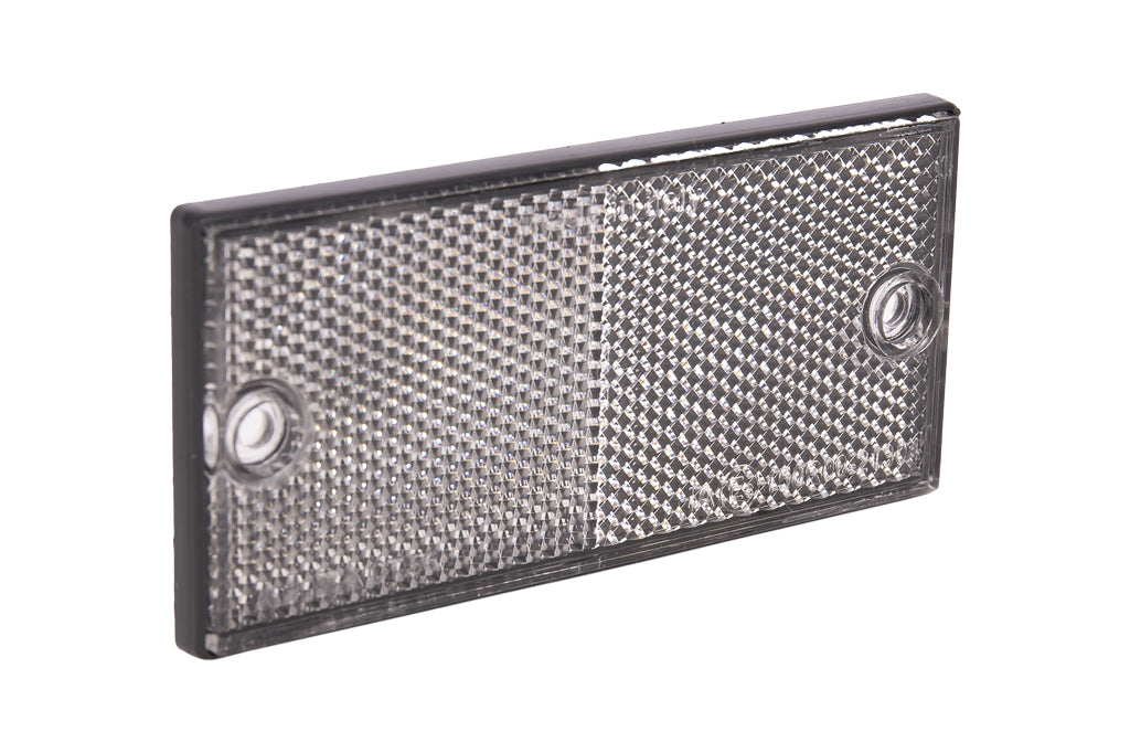Cofan – Catadióptrico Rectangular Homologado con Agujeros | Disponible en Rojo, Ámbar y Blanco | Medidas 106 x 50 mm