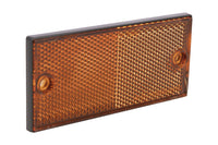 Cofan – Catadióptrico Rectangular Homologado con Agujeros y Adhesivo | Colores Rojo, Ámbar y Blanco | Medidas 106 x 50 mm