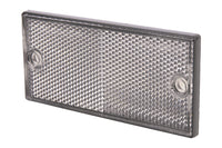 Cofan – Catadióptrico Rectangular Homologado con Agujeros y Adhesivo | Colores Rojo, Ámbar y Blanco | Medidas 106 x 50 mm