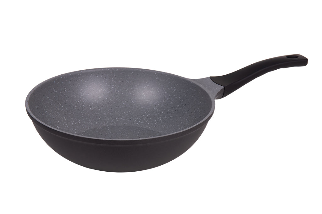 Cofan – Sartén Wok Ø30 cm Anzio | Aluminio Forjado | Revestimiento Antiadherente | Apta para Inducción y Todo Tipo de Cocinas