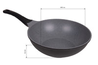 Cofan – Sartén Wok Ø30 cm Anzio | Aluminio Forjado | Revestimiento Antiadherente | Apta para Inducción y Todo Tipo de Cocinas