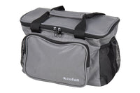 Cofan – Nevera Portátil Porta Alimentos 15 L | Bolsa Isotérmica Textil | Correa Ajustable | Color Gris Oscuro | 35 x 23 x 24 cm