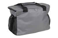 Cofan – Nevera Portátil Porta Alimentos 15 L | Bolsa Isotérmica Textil | Correa Ajustable | Color Gris Oscuro | 35 x 23 x 24 cm