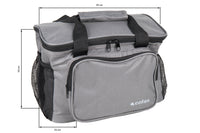 Cofan – Nevera Portátil Porta Alimentos 15 L | Bolsa Isotérmica Textil | Correa Ajustable | Color Gris Oscuro | 35 x 23 x 24 cm