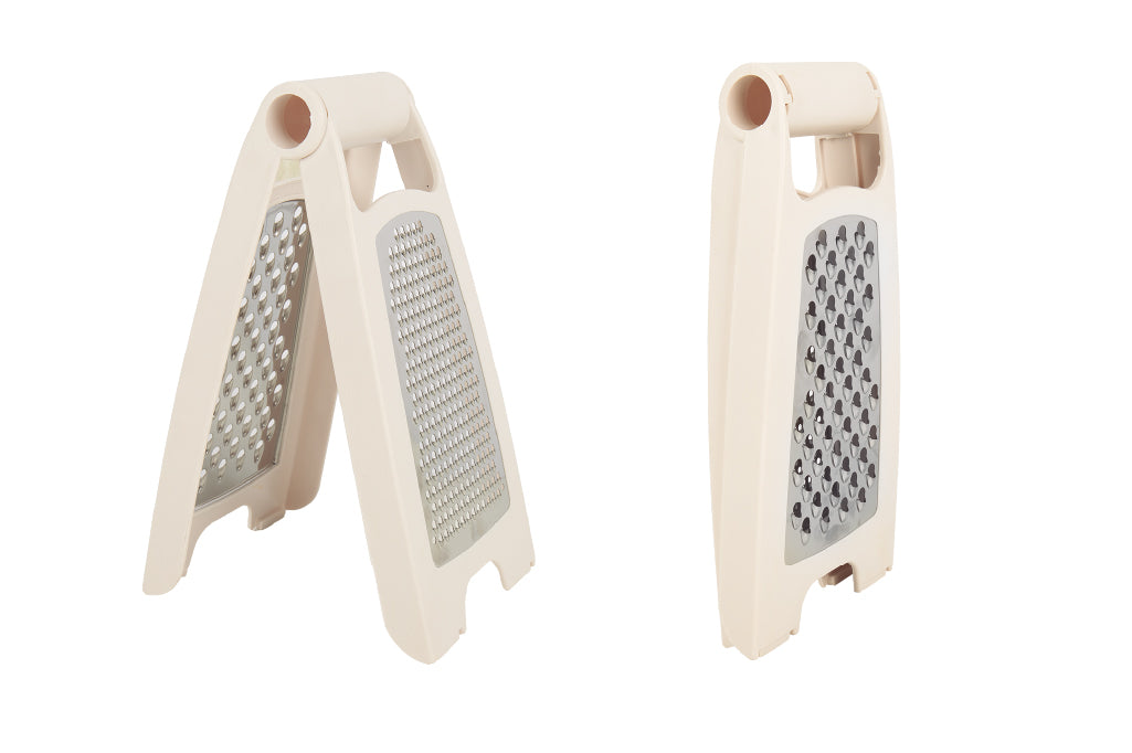 Cofan – Rallador de Cocina Plegable Doble Cara Fino y Grueso con Base Antideslizante