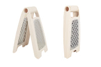 Cofan – Rallador de Cocina Plegable Doble Cara Fino y Grueso con Base Antideslizante