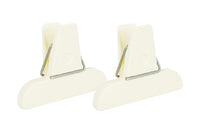 Cofan – Pack de 2 Pinzas para Cerrar Bolsas de Alimentos | Color Beige