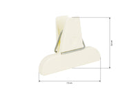 Cofan – Pack de 2 Pinzas para Cerrar Bolsas de Alimentos | Color Beige