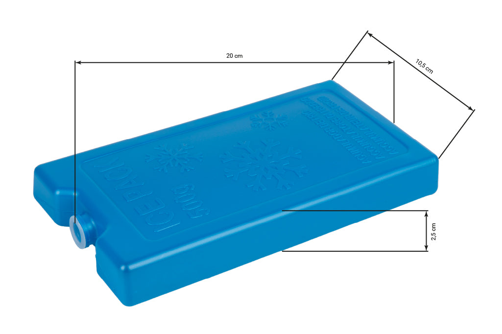 Cofan – Acumulador de Frío para Nevera Portátil | 500 ml | Azul | Reutilizable y Compacto | Conservación Eficiente de Alimentos