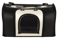Cofan – Bolsa Transportín para Mascotas | Diseño Transpirable y Acolchado | 43 x 25 x 29 cm | Color Negro y Plata