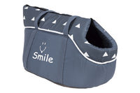 Cofan – Bolso de Transporte para Mascotas | Asas de Mano + Abertura Lateral | 45 cm | Color Azul o Beige