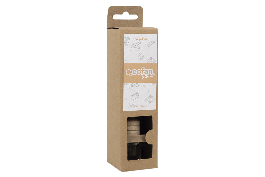Cofan – Ambientador de Coche con Tapón de Madera | 3 Aromas | Formato 6 ml