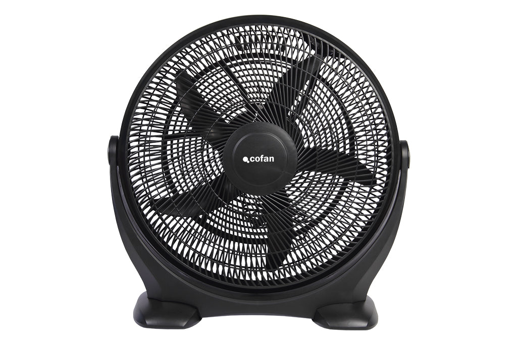 Cofan – Ventilador de Suelo Modelo Toledano | 5 Palas | 3 Velocidades | 90 W | Inclinable con Asa de Transporte