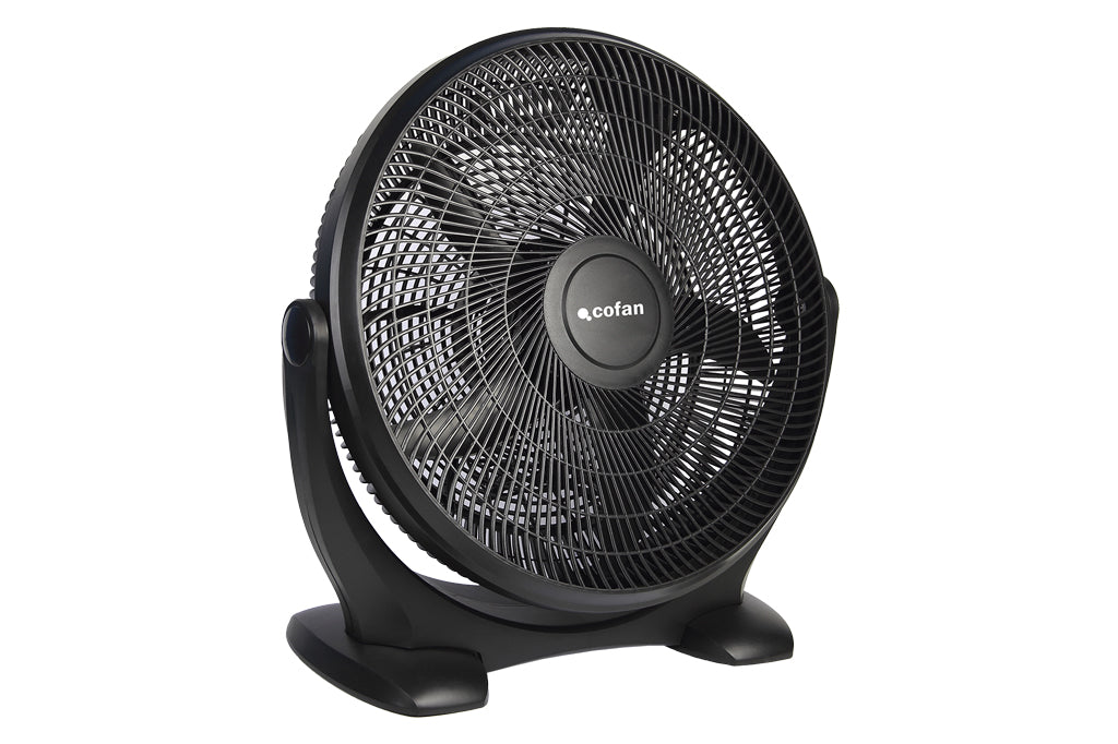 Cofan – Ventilador de Suelo Modelo Toledano | 5 Palas | 3 Velocidades | 90 W | Inclinable con Asa de Transporte