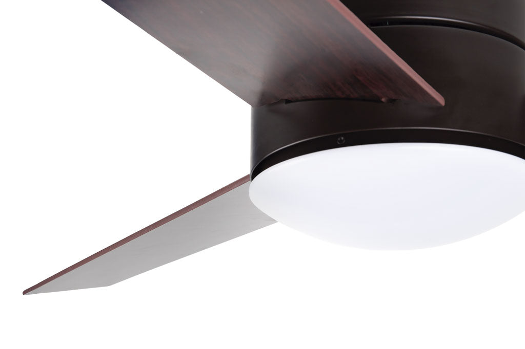 Cofan – Ventilador de Techo con 3 Aspas de Madera | Luz LED 3 Tonos | Motor DC Silencioso | 132 cm
