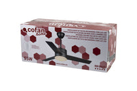 Cofan – Ventilador de Techo con 3 Aspas de Madera | Luz LED 3 Tonos | Motor DC Silencioso | 132 cm