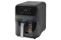 Cofan – Freidora de Aire Digital 5 Litros con Ventana y Rejilla Tostadora | Bajo Consumo 1500W | 8 Programas Preconfigurados