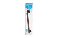 Cofan – Toallero de Baño Negro Mate | Acero Inoxidable | Diseño Cuadrado | 45 cm | Kit de Fijación Incluido