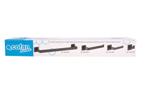 Cofan – Toallero de Baño Negro Mate | Acero Inoxidable | Diseño Cuadrado | 45 cm | Kit de Fijación Incluido