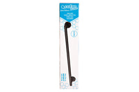 Cofan – Toallero Negro Mate | Diseño Redondo | Acero Inoxidable | Kit de Fijación Incluido | 45 x 8 x 5 cm