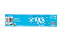 Cofan – Toallero Negro Mate | Diseño Redondo | Acero Inoxidable | Kit de Fijación Incluido | 28 x 8 x 5 cm