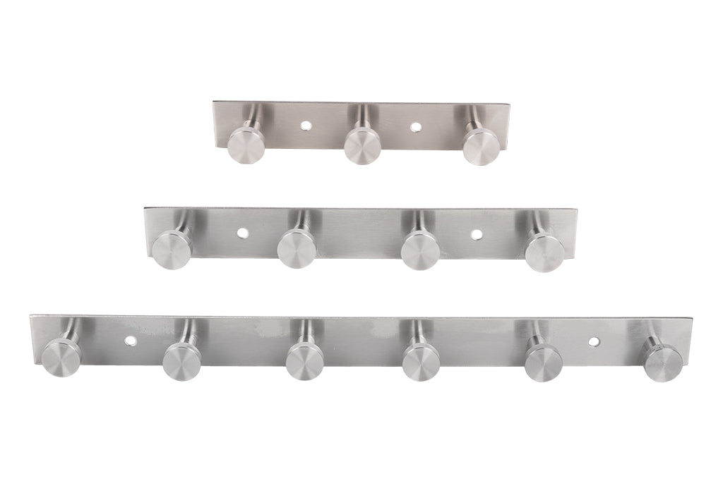 Cofan – Perchero de Pared Acero Inoxidable 304 | Diseño Moderno | Disponible con 3, 4 o 6 Colgadores