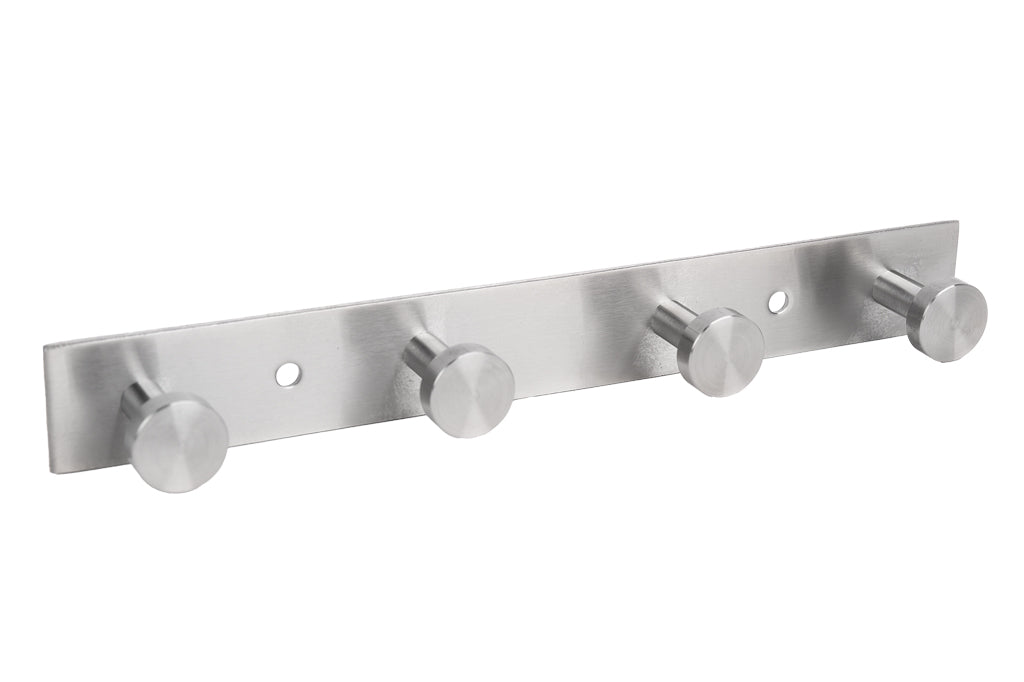 Cofan – Perchero de Pared Acero Inoxidable 304 | Diseño Moderno | Disponible con 3, 4 o 6 Colgadores
