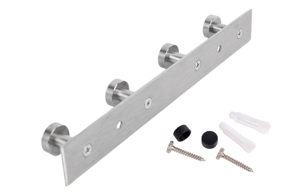 Cofan – Perchero de Pared Acero Inoxidable 304 | Diseño Moderno | Disponible con 3, 4 o 6 Colgadores