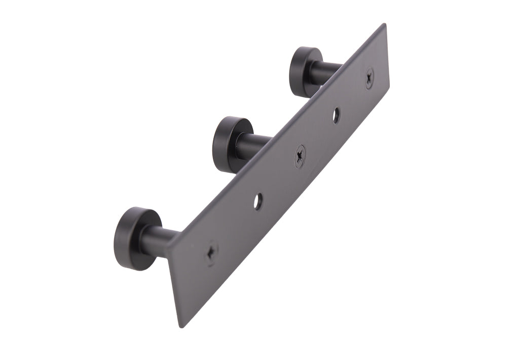 Cofan – Perchero de Pared Negro Mate | Acero Inoxidable | Disponible con 3, 4 o 6 Colgadores