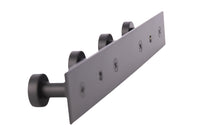 Cofan – Perchero de Pared Negro Mate | Acero Inoxidable | Disponible con 3, 4 o 6 Colgadores