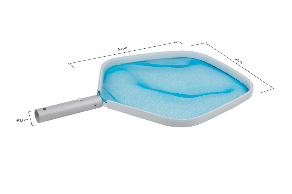 Cofan – Recoge Hojas de Aluminio para Piscinas | Malla Fina y Resistente | Conector Clip Universal
