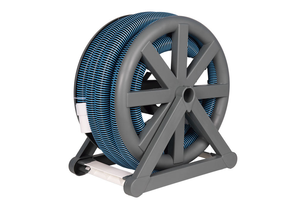 Cofan – Enrollador de Manguera para Piscinas | Manguera Flotante 13 m | Ø38 mm | Portátil y Resistente