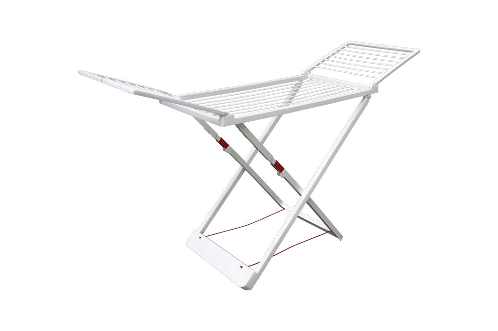Cofan – Tendedero de Resina Blanca con Alas | 20 m de Tendido | Resistente a Intemperie y UV | Plegable