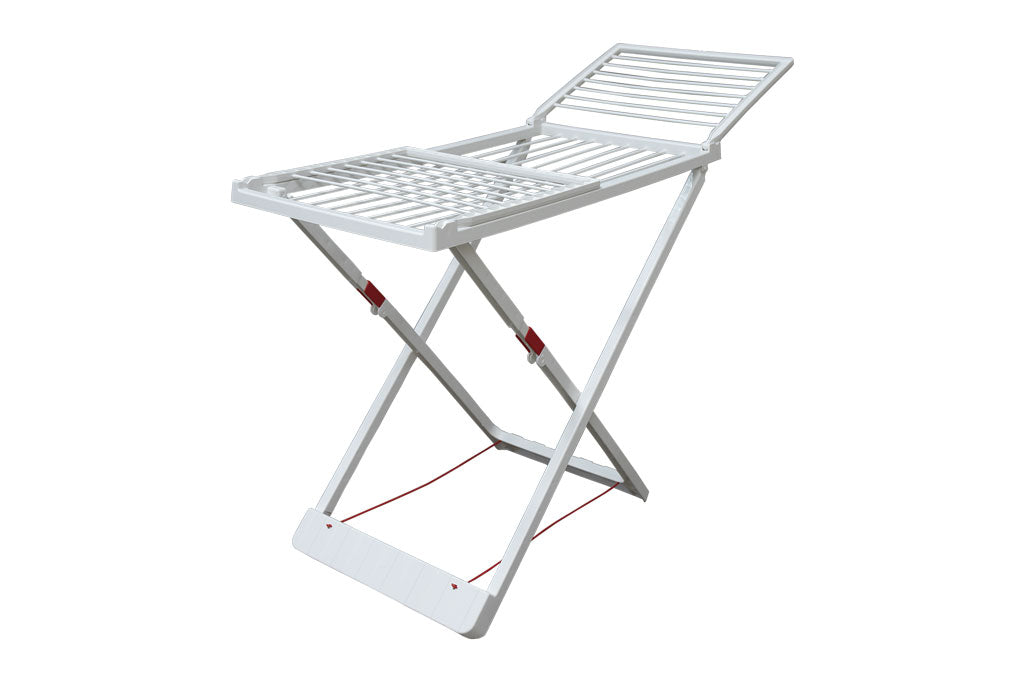 Cofan – Tendedero de Resina Blanca con Alas | 20 m de Tendido | Resistente a Intemperie y UV | Plegable
