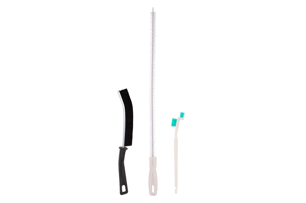 Cofan – Set de 3 Cepillos de Limpieza Multifunción | Baños, Cocinas, Ventanas | Para Ranuras, Tuberías y Grietas Difíciles
