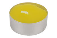Cofan – Pack 30 Velas Tea Light de Citronela Amarilla | Duración 4,5 h c/u