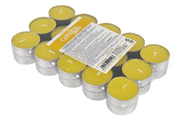 Cofan – Pack 30 Velas Tea Light de Citronela Amarilla | Duración 4,5 h c/u