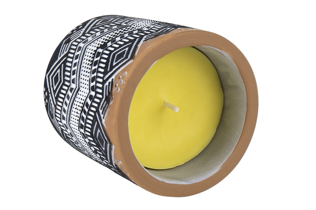 Cofan – Pack 6 Velas Aromáticas de Citronela | Recipiente Decorativo | Aroma Cítrico | Duración 35 Horas c/u