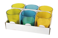 Cofan – Pack 6 Velas Aromáticas de Citronela en Vaso de Colores | 30 h de Protección Natural