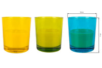 Cofan – Pack 6 Velas Aromáticas de Citronela en Vaso de Colores | 30 h de Protección Natural