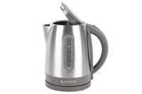 Cofan – Hervidor Eléctrico 1,7 L 2200 W | Base 360° Inalámbrica | Acero Inoxidable | Controlador Strix