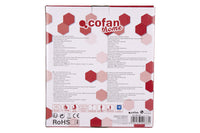 Cofan – Báscula de Baño Digital Inteligente con Bluetooth | Análisis Corporal 12 Datos | Carga USB | Hasta 180 kg