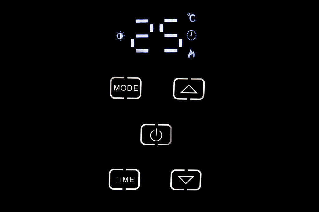 Cofan – Convector Radiante de Panel de Vidrio 1500 W | App Tuya/Smart Life + Mando | Control por Voz | Temporizador 24 h