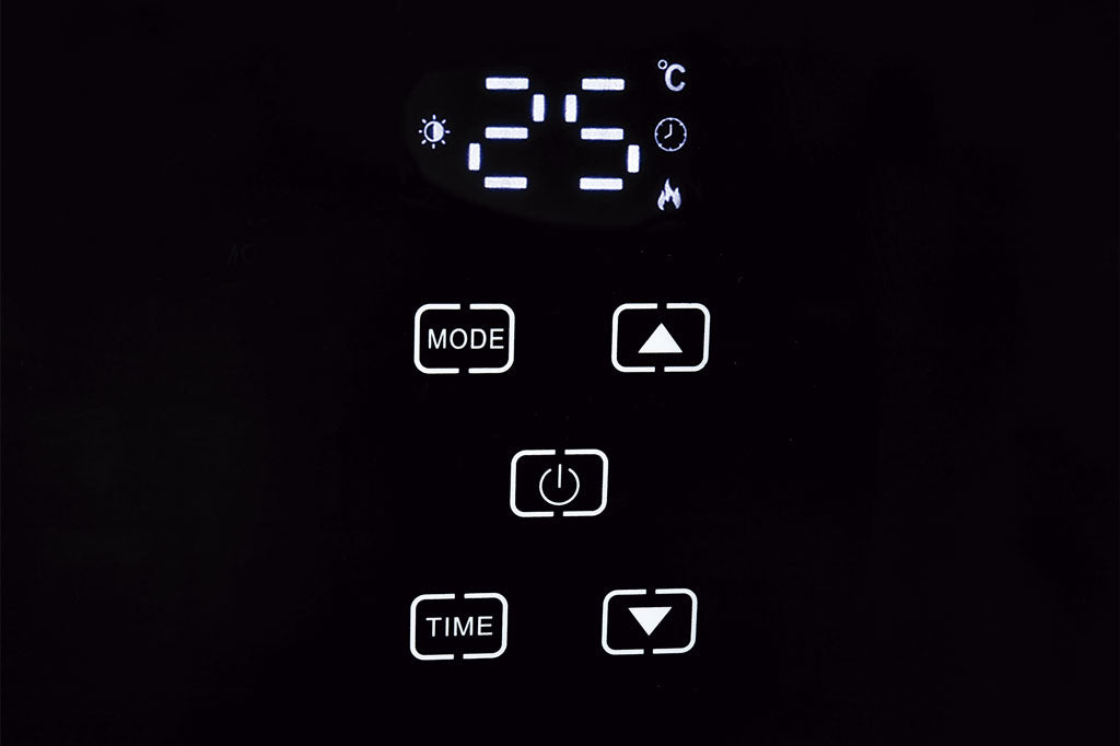 Cofan – Convector Radiante Panel de Vidrio 2000 W | 2 Modos 1500/2000 W | App Tuya/Smart Life + Mando | Control por Voz | Temporizador 24 h