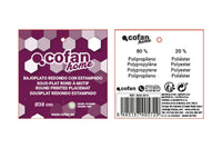 Cofan – Bajoplatos Redondos de Navidad Ø38 cm | Pack 6 Salvamanteles Verde con Árboles