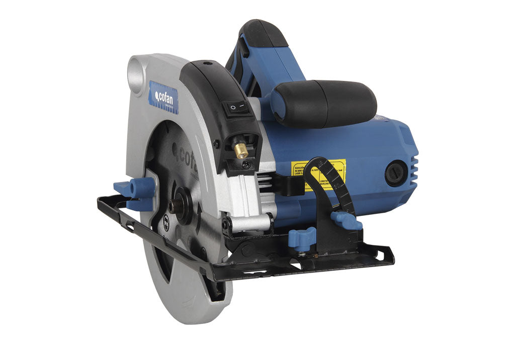 Cofan – Sierra Circular Ø185 mm con Guía Láser | 1500W y 5800 rpm | Corte a 90°/45° | Alta Precisión y Seguridad