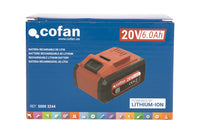 Cofan – Batería Li-Ion 20 V 6.0 Ah | Sistema 1 for All | Alta Autonomía con Indicador LED