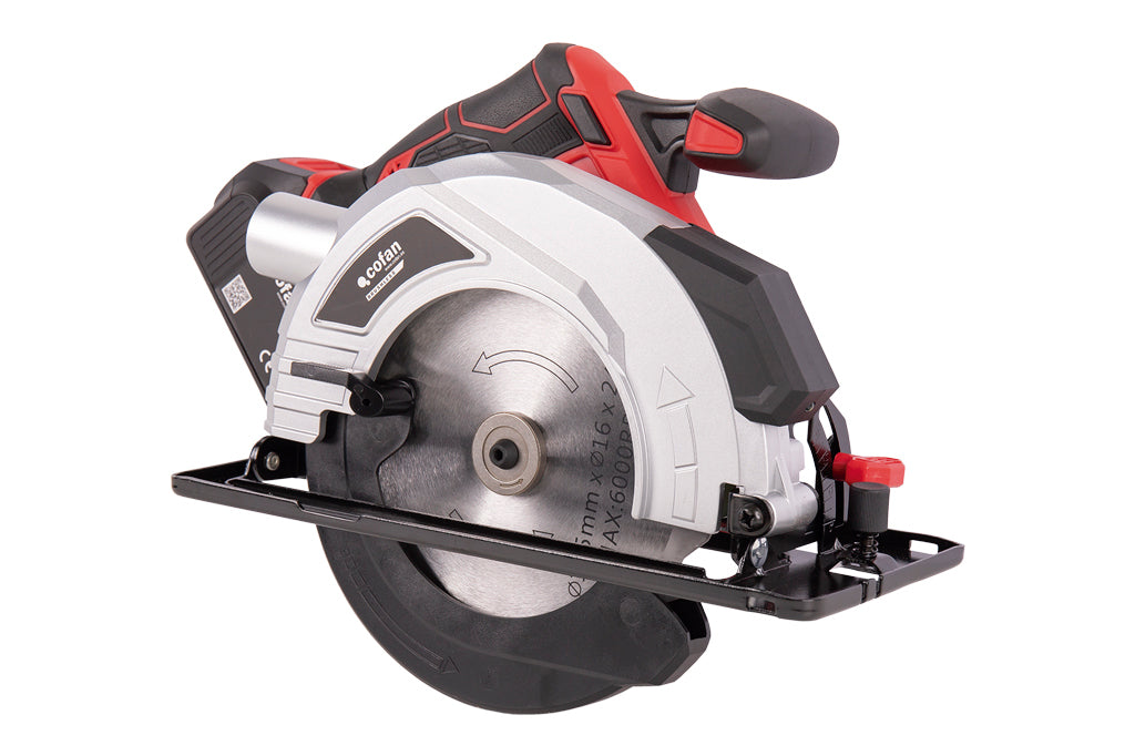 Cofan – Sierra Circular a Batería 20 V Brushless | Disco Ø185 mm | 3.650 rpm | Corte 50 mm | Con o Sin Batería y Cargador
